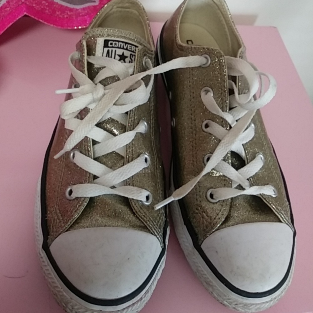 Gold Converse